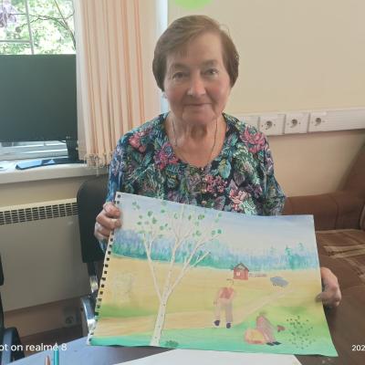 Мастер-класс по рисованию для участников Клуба 