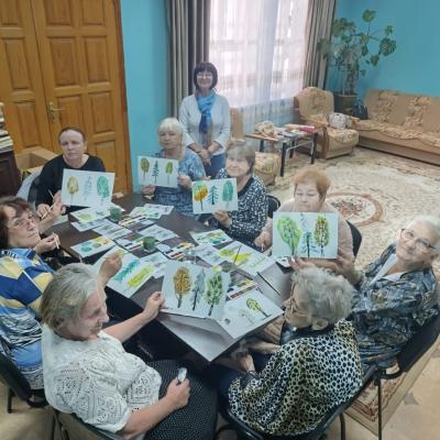 Клуб «Активное долголетие. Вязьма» мастер-класс по акварели