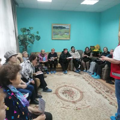 Клуб «Активное долголетие. Вязьма» Встреча с волонтёрами - медиками