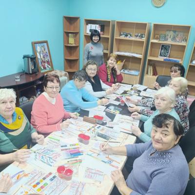 Клуб «Активное долголетие. Вязьма» Рисуем осень