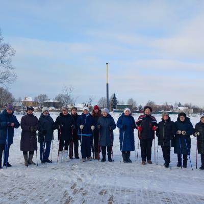 Клуб «Активное долголетие. Вязьма» Скандинавская ходьба