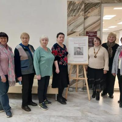 Активное долголетие. Вязьма. Посещение выставки работ скульптора К. Куликова