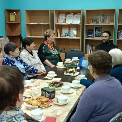 Активное долголетие. Вязьма.  Встреча с отцом Дмитрием