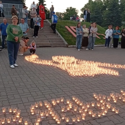 Патриотическая акция «Огненная картина»