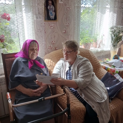 Жительнице д. Шиманово 101 год
